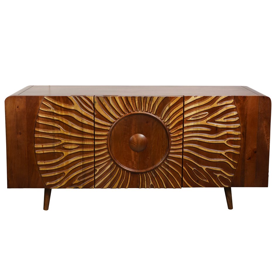 Буфет Verde Brown, мангового дерева/MDF, H75x38x160cm