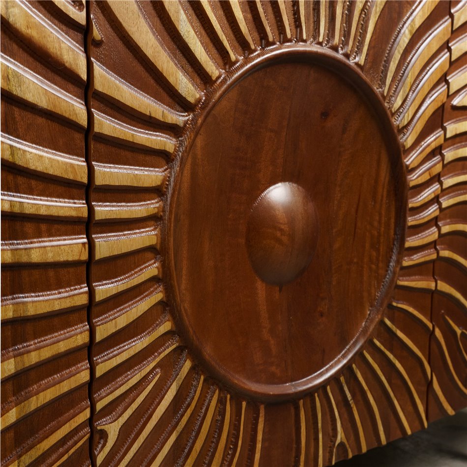 Буфет Verde Brown, мангового дерева/MDF, H75x38x160cm