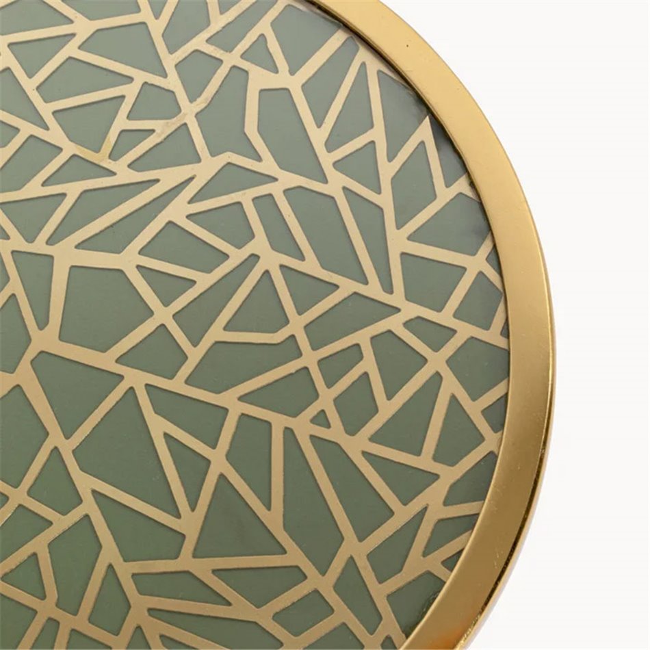 Külglaud Grazia Crack, MDF/teras, D25cm H50cm