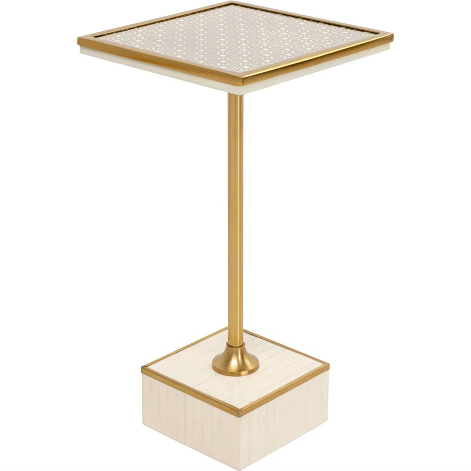 Külglaud Grazia, MDF/teras, 25x25cm H50cm