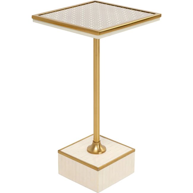 Külglaud Grazia, MDF/teras, 25x25cm H50cm