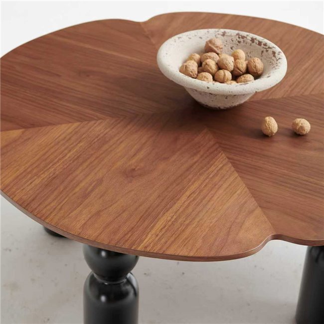 Kohvilaud Wallern, MDF/metall, D85cm H35cm