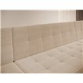 U-shaped sofa Evento Symmetrical, sleeping function, Jarell 18, corduroy, beige, H78x359x165cm