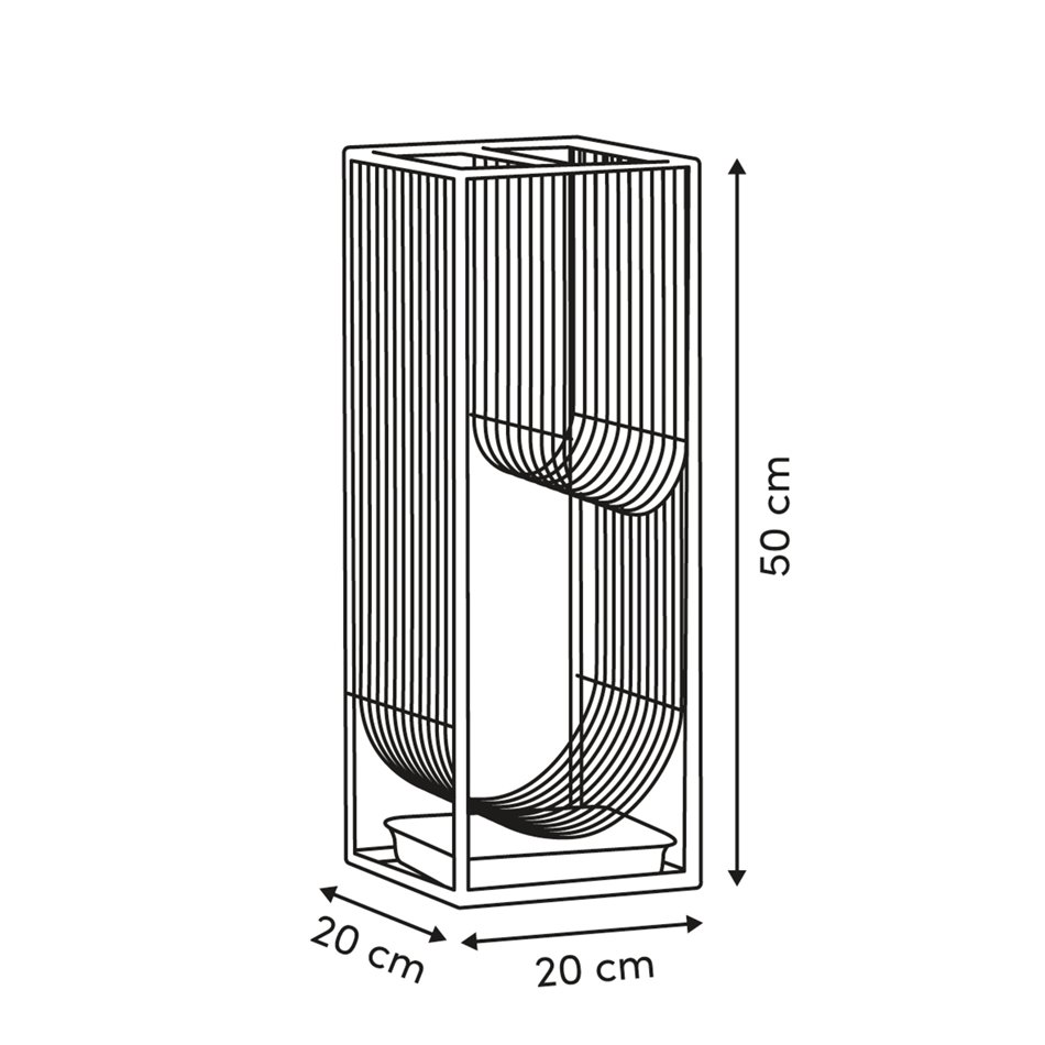 Vihmavarjuhoidja Metty, beež, 20x20cm H50cm