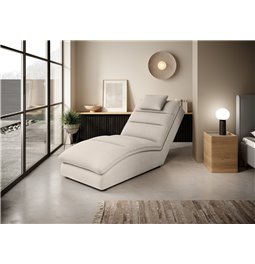 Chaise lounge chair Eltaco, Inari 22, beige, H95x85x170cm