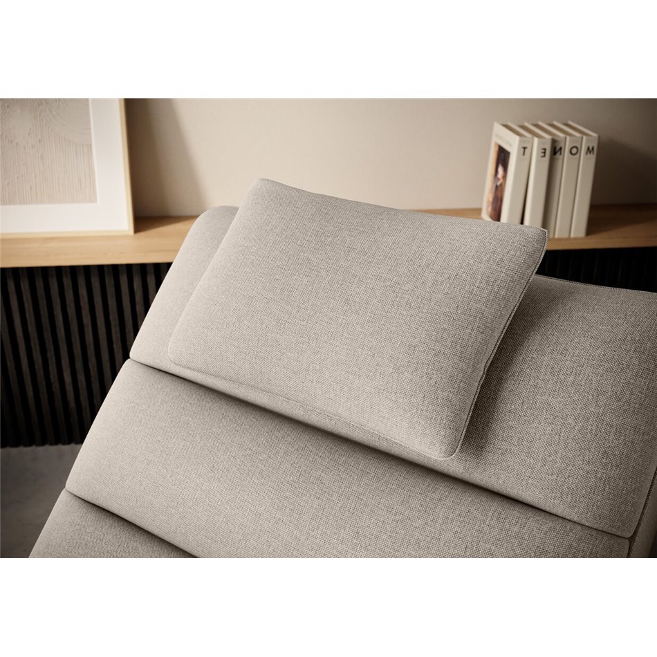 Chaise lounge chair Eltaco, Inari 22, beige, H95x85x170cm