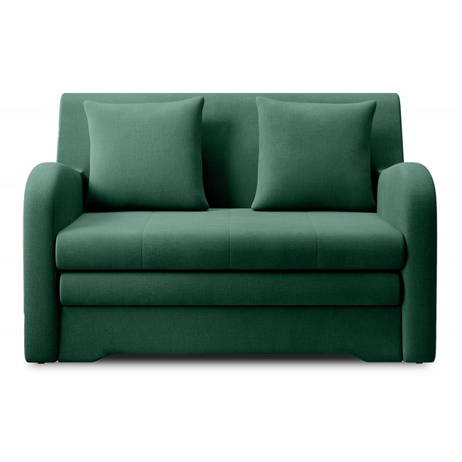 Sofa bed Elario, sleeping function, Nube 35, dark green, H85x130x103cm
