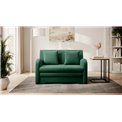 Sofa bed Elario, sleeping function, Nube 35, dark green, H85x130x103cm