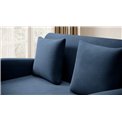 Sofa bed Elario, sleeping function, Nube 40, dark blue, H85x130x103cm