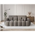 Sofa bed Elcotonn, sleeping function, Royal 20, boucle, beige, H105x256x119cm