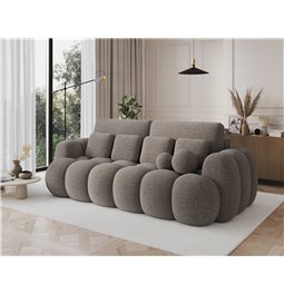 Diivanvoodi Elcotonn, pikendatav, Royal 20, bouclé, beež, H105x256x119cm