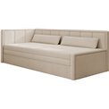 Sofa bed Elfulgeo L, sleeping function, Royal 18, boucle, beige, H77x214x82cm