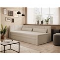 Sofa bed Elfulgeo L, sleeping function, Royal 18, boucle, beige, H77x214x82cm