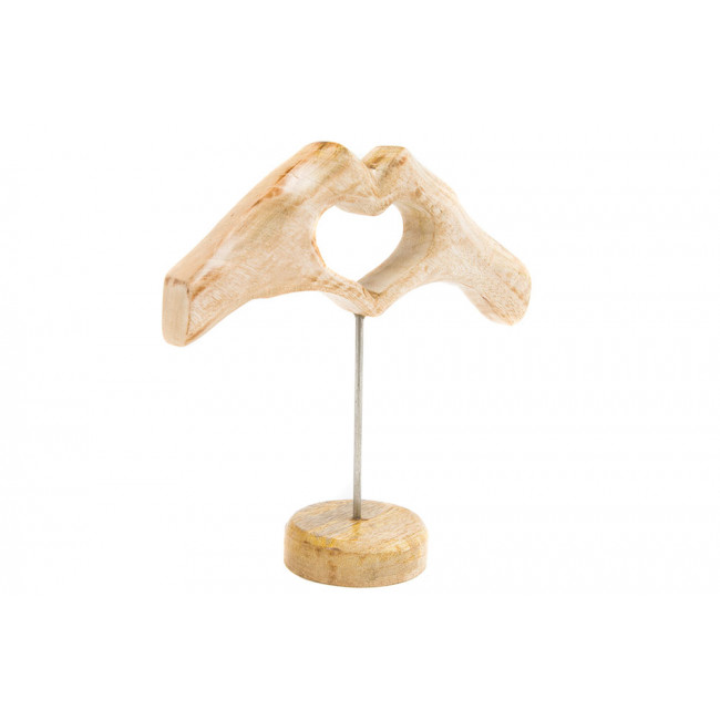 Dekoratiivkuju Hand Heart, 20x7.5x21cm