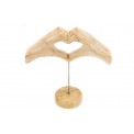 Dekoratiivkuju Hand Heart, 20x7.5x21cm