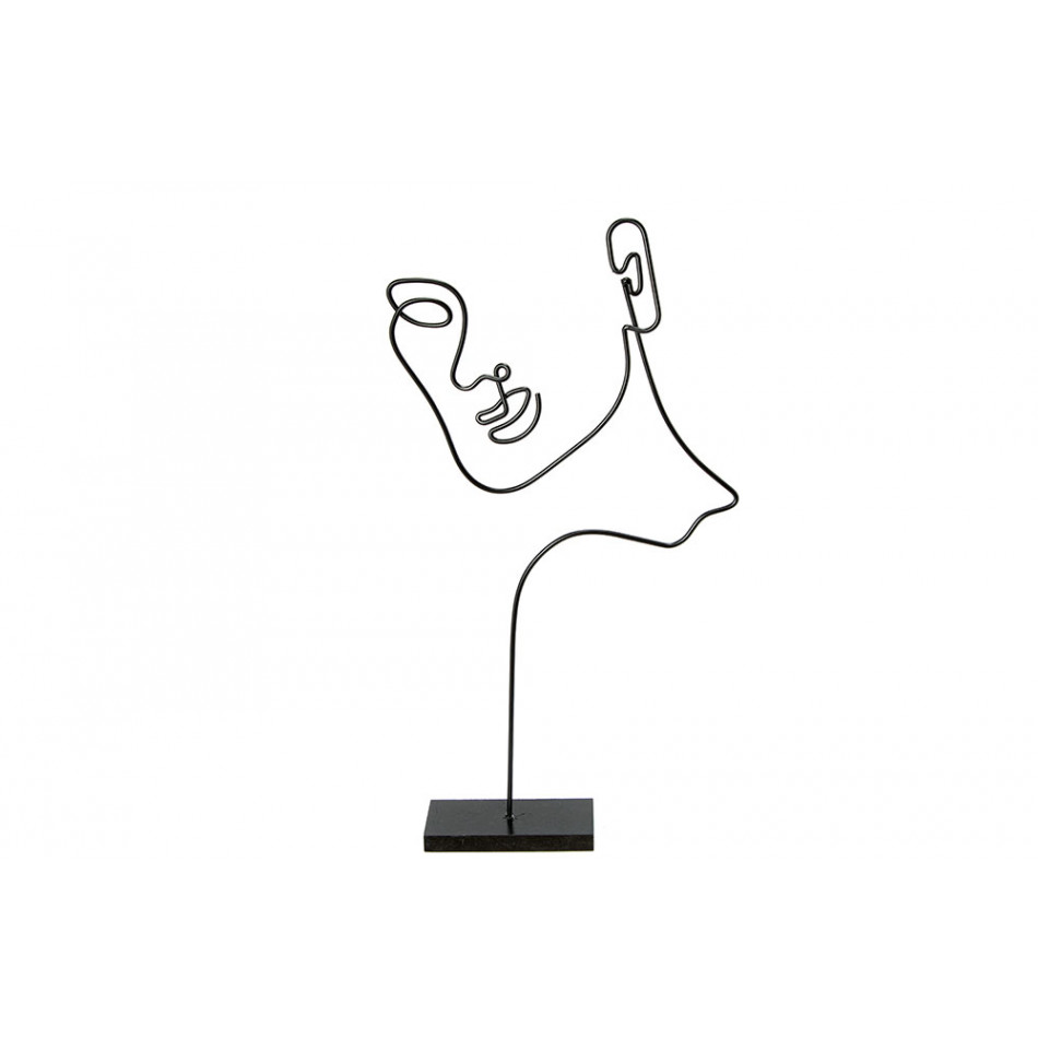 Decorative figure Face Rachel, 11x21.5x40cm 