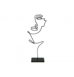 Decorative figure Face Dent, 11x5x37.5cm