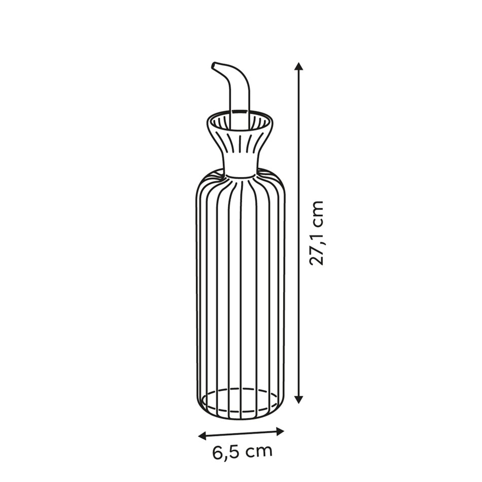 Pudel õli ja äädika jaoks Harmony, 0.5L, H27.1cm, D6.5cm