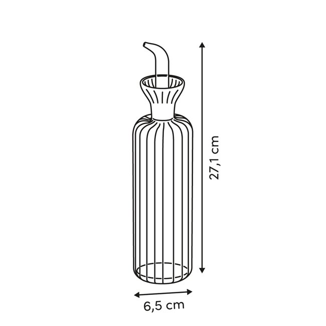 Pudel õli ja äädika jaoks Harmony, 0.5L, H27.1cm, D6.5cm