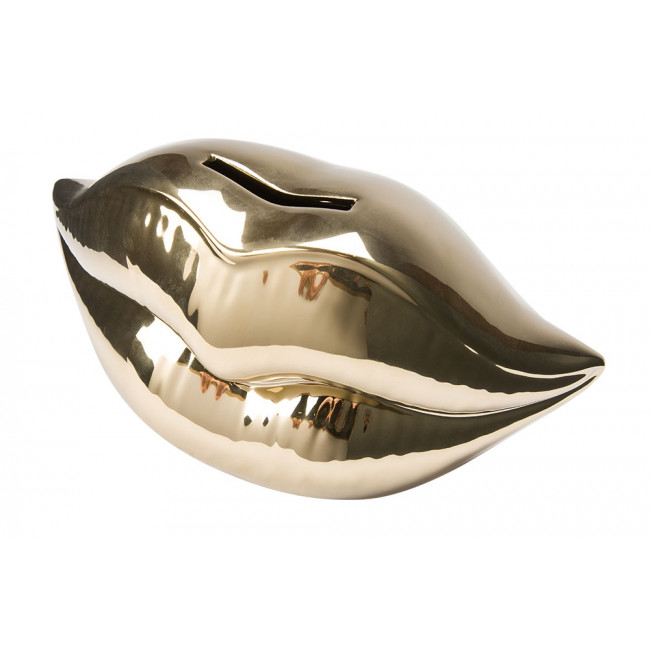 Money box The kiss, ceramic, 11x20x10cm