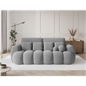 Sofa bed Elcotonn, sleeping function, Royal 04, boucle, grey, H105x256x119cm