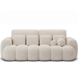 Diivanvoodi Elcotonn, pikendatav, Modullo 01, valge, H105x256x119cm