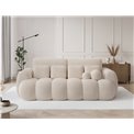 Sofa bed Elcotonn, sleeping function, Modullo 01, white, H105x256x119cm