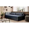 Sofa bed Elfulgeo L, sleeping function, Poco 40, Poco 04, dark blue, H77x214x82cm