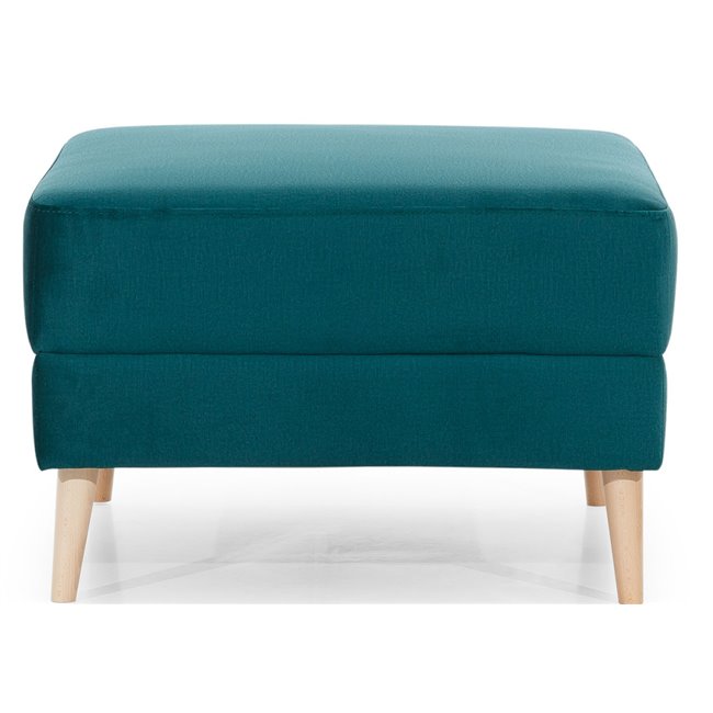 Pouf Elsgard, Mat Velvet 75, velvet, green, H73x73x48cm