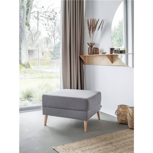 Pouf Elsgard, Sawana 21, grey, H73x73x48cm