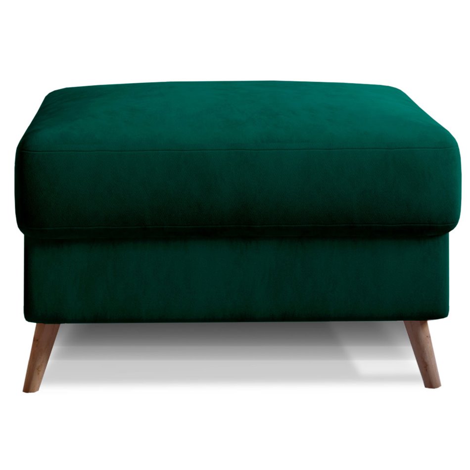 Pouf Elsgard, Kronos 19, velvet, green, H73x73x48cm