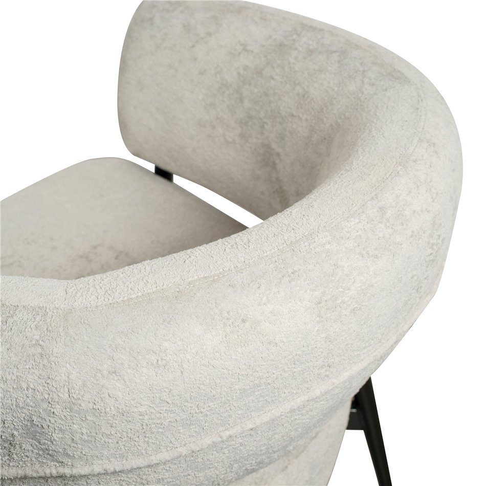 Tugitool Davor, helehall 3, H71x82x74cm, istumisosa kõrgus 45cm