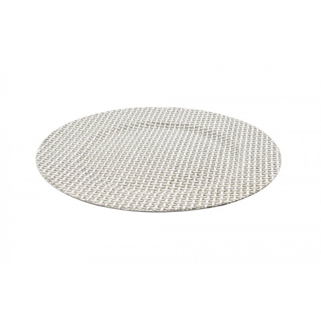 Декоративная пластиковая тарелка, серый D33cm
