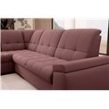 Угловой диван Elsado L, раздвижной, Velvetmat 24, бархат, розовый, H95x272x192cm
