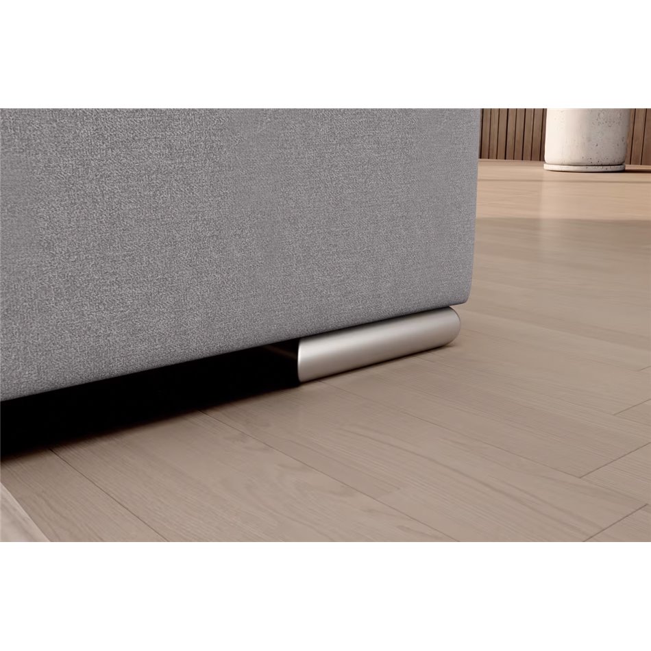 Угловой диван Elsado R, раздвижной, Gojo 04, серый, H95x272x192cm