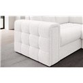 U-shaped sofa Elewett R, sleeping function, Royal 01, boucle, white, H82x299x198cm