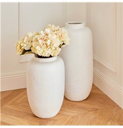VASE ELENE, white, H45.5cm, D29.5cm