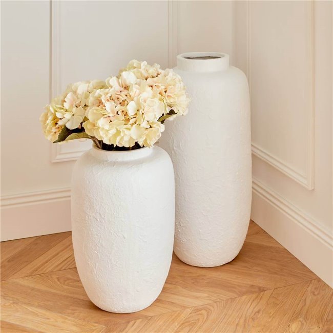Vase ELENE, white, H66cm, D30cm