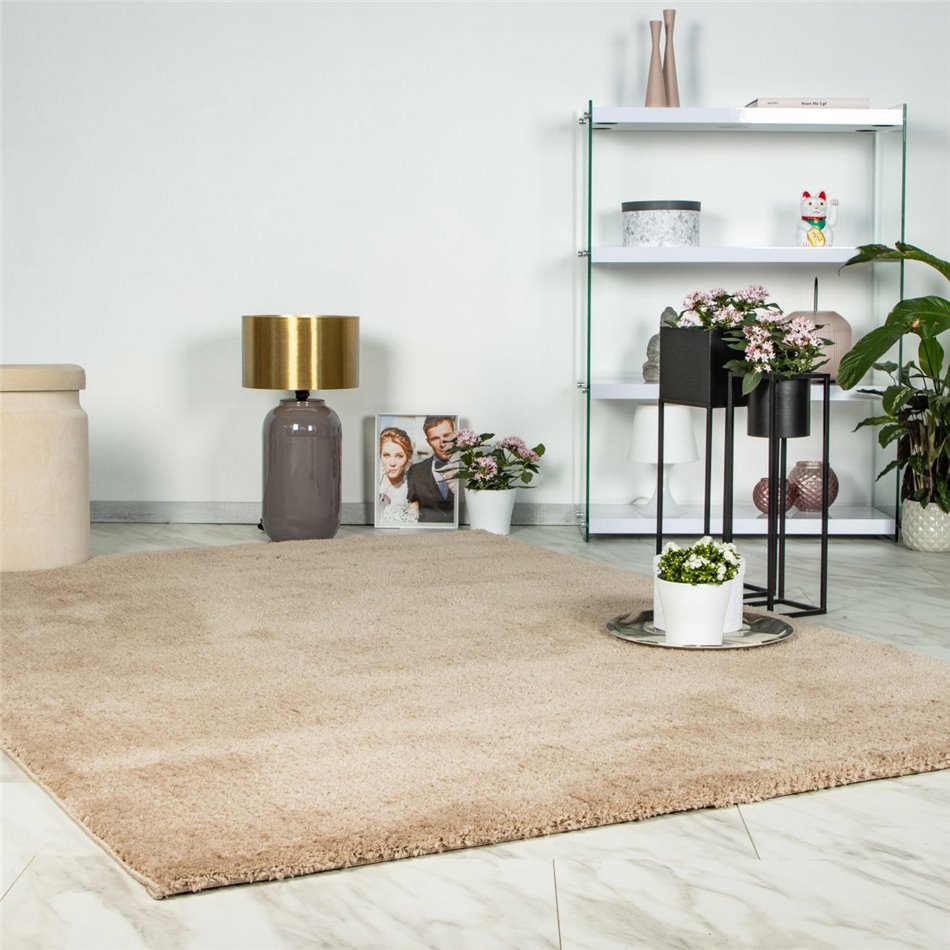 Carpet Ladream, champagne color, 80x150cm