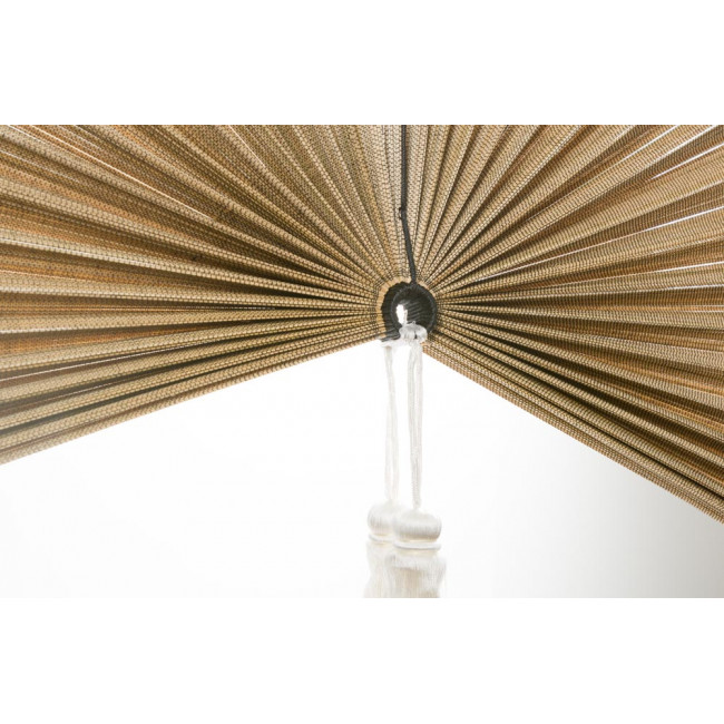 Bamboo wall decor Fan, natural/ivory, 105x3x54cm