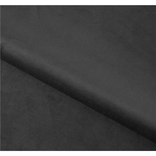 U shape sofa Elretan U Right, Loco 06, velvet, gray, H107x350x205cm