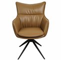 Dining chair Saktago 15, rotatable 360 degrees, H93.5x62x62cm, seat height 48.5cm