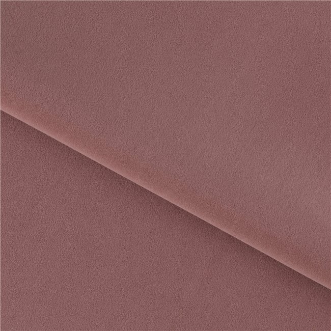 Sofa bed Elazaro, extendable, Mat Velvet 63, velvet, pink, H92x247x97cm