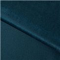 Sofa bed Elazaro, extendable, Monolith 77, velvet, blue, H92x247x97cm