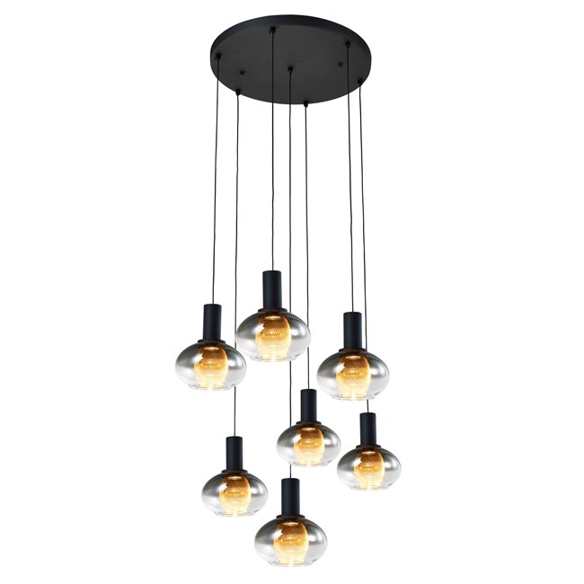 Pendant lamp Roales 7R, H125x41x41cm, LED 42W, 3000K, 518lm