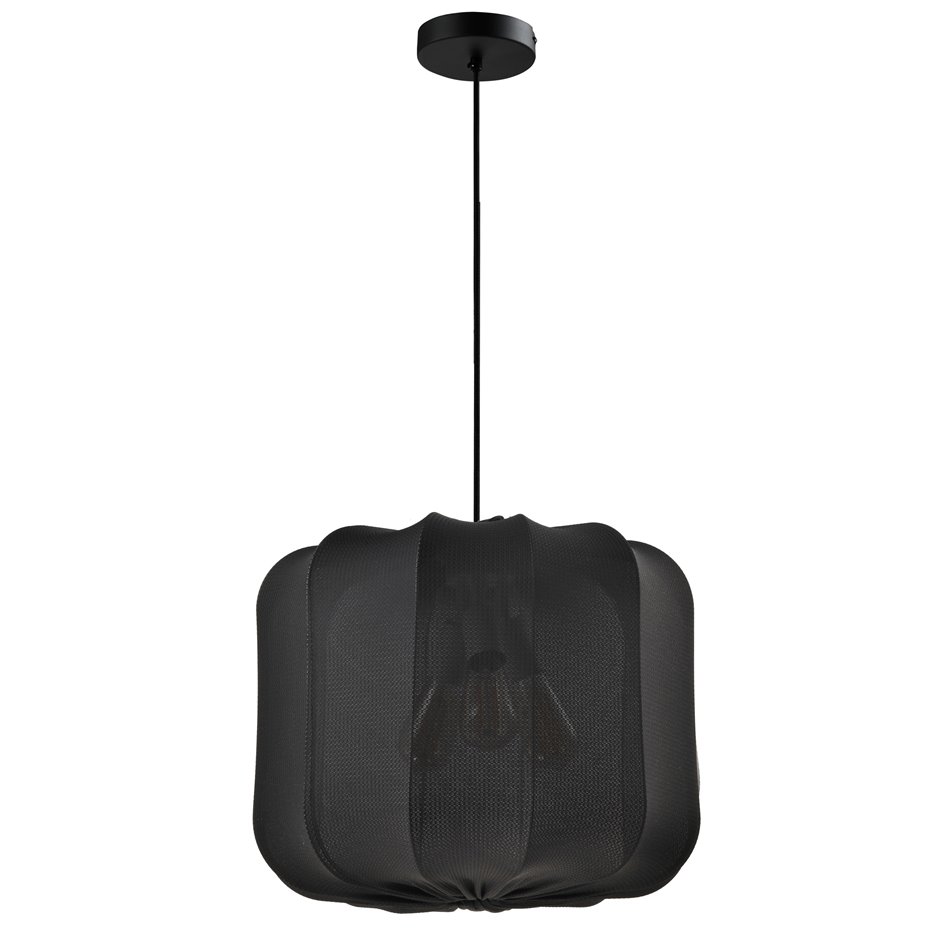 Pendant lamp Roya Black L, H37-120cm, D50cm, E27x3 40W(MAX)