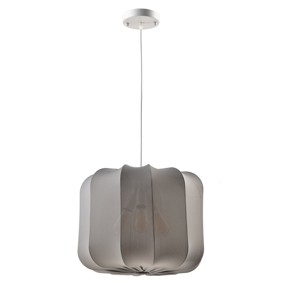 Pendant lamp Roya Grey L, H37-120cm, D50cm, E27x3 40W(MAX)