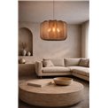 Pendant lamp Roya Grey L, H37-120cm, D50cm, E27x3 40W(MAX)