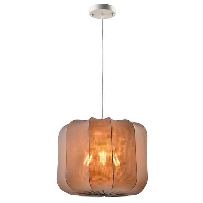 Pendant lamp Roya Grey L, H37-120cm, D50cm, E27x3 40W(MAX)