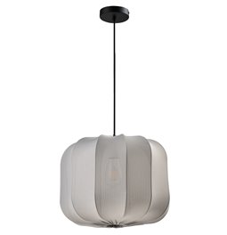 Pendant lamp Roya Grey M, H28-120cm, D40cm, E27 40W(MAX)